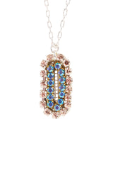 Angel Stripe Necklace - Pink Melissa