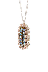 Angel Stripe Necklace - Pink Melissa