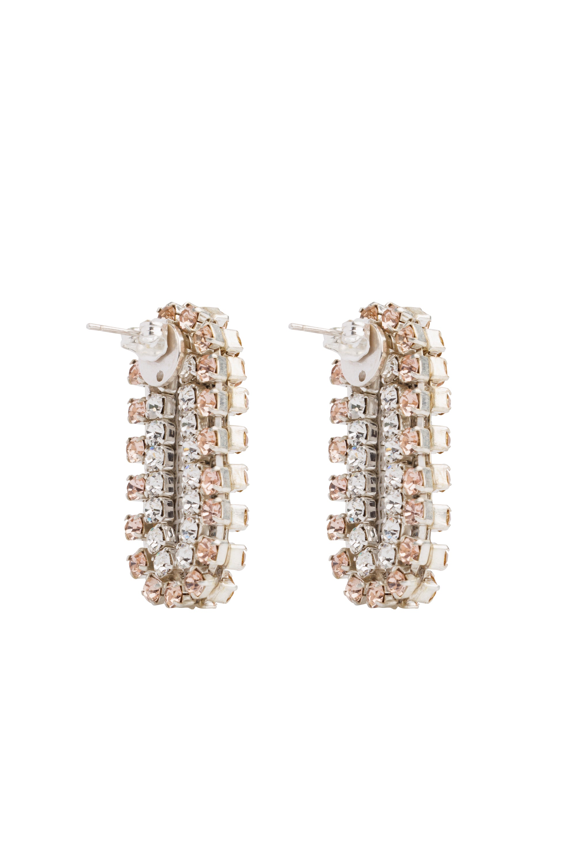Angel Stripe Studs Large - Pink Melissa
