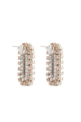 Angel Stripe Studs Large - Pink Melissa