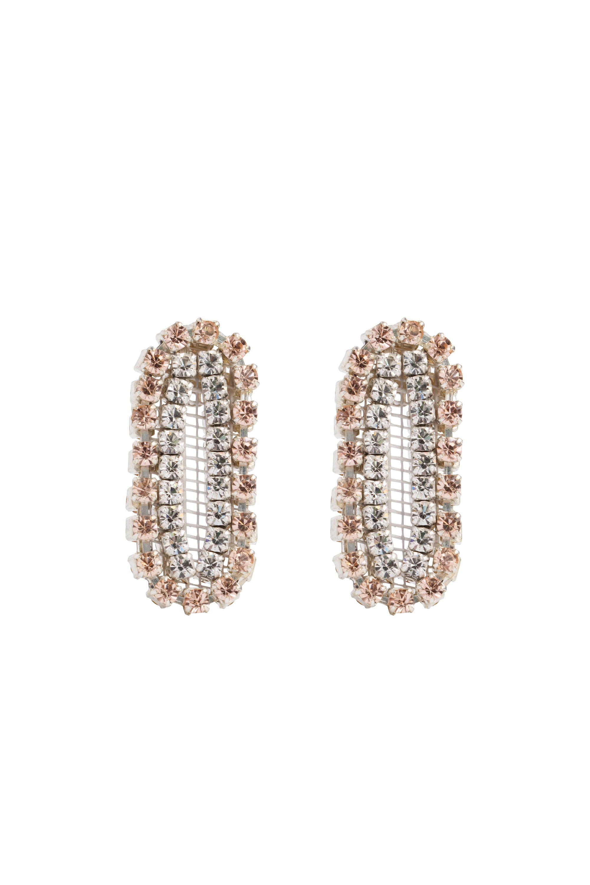 Angel Stripe Studs Large - Pink Melissa