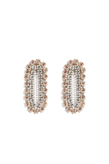 Angel Stripe Studs Large - Pink Melissa