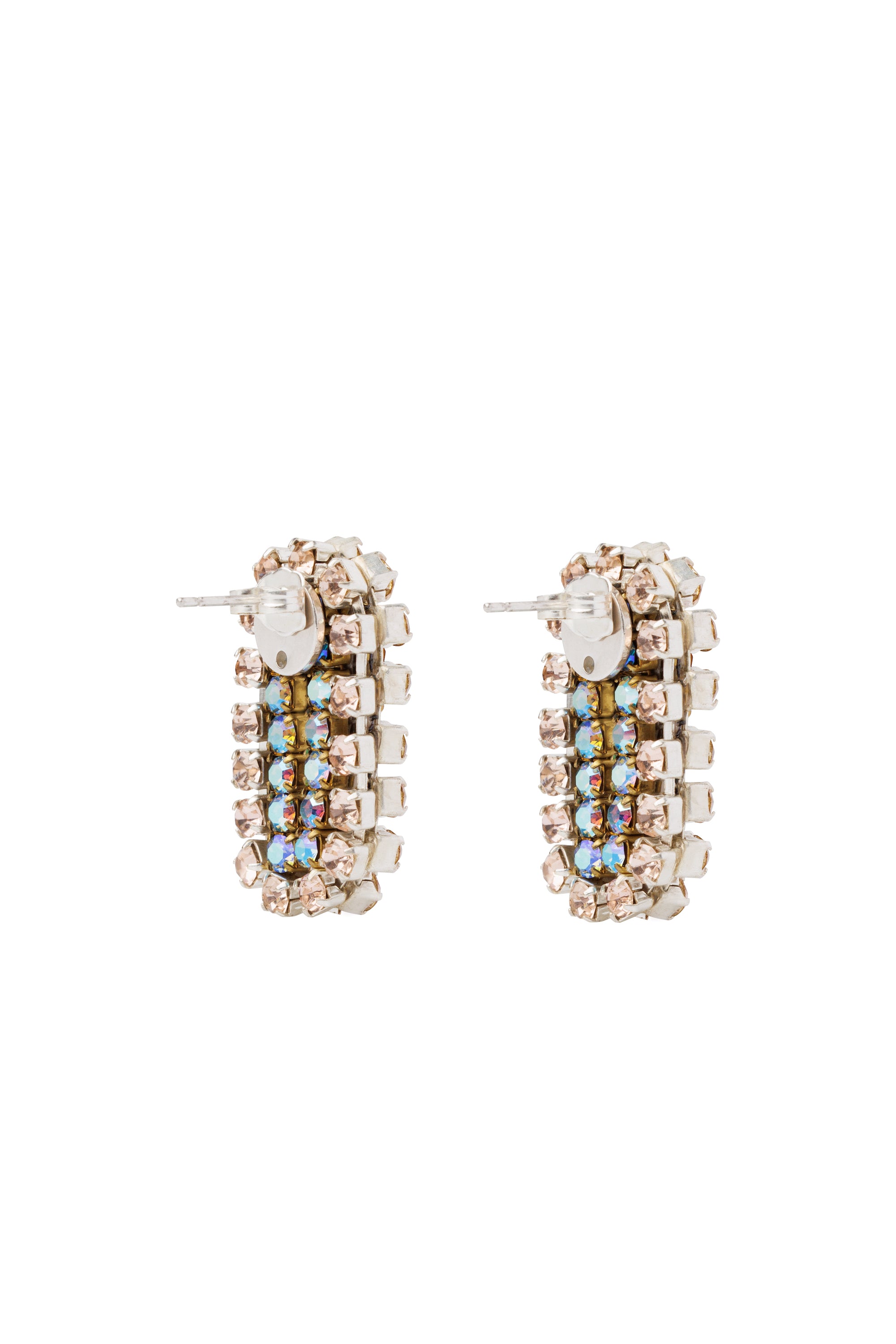 Angel Stripe Studs Small - Pink Melissa