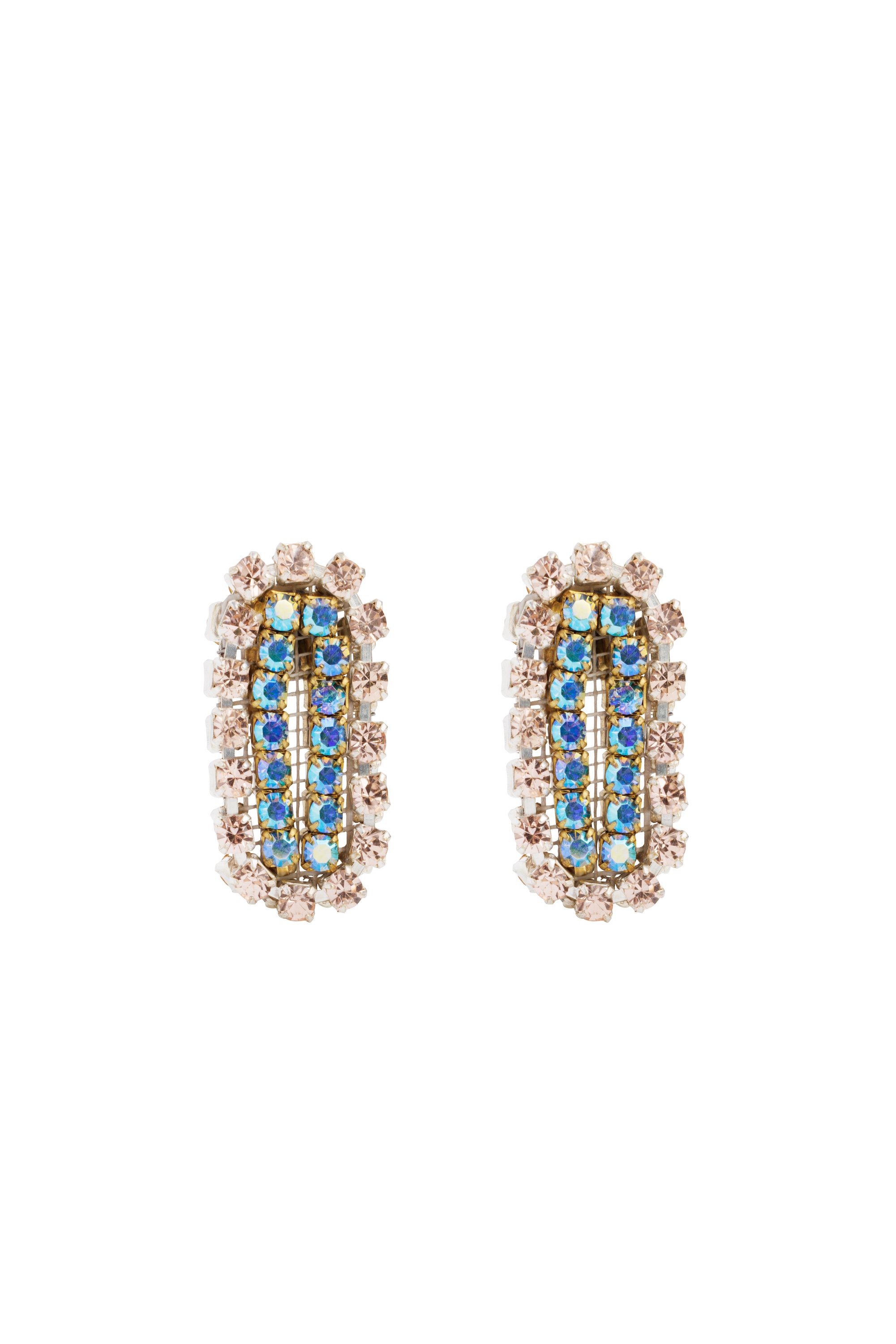 Angel Stripe Studs Small - Pink Melissa