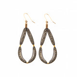The Large-Teardrop gold earrings are a luxury, eye-catching pieces for that very special occasion.