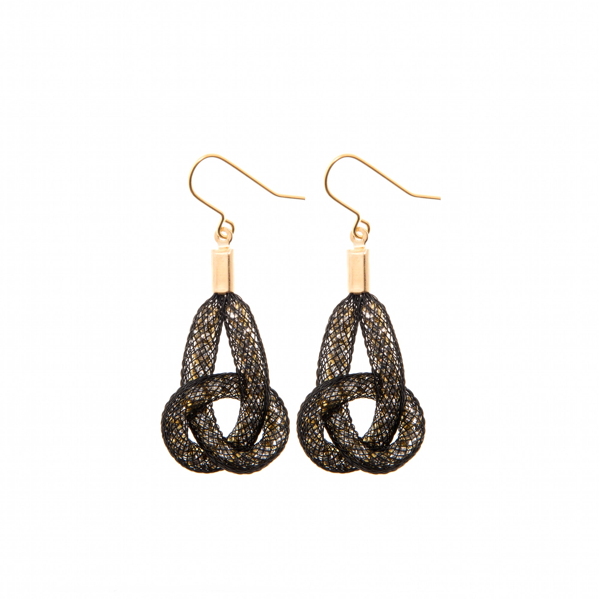 large Knot earrings from the Bláithín Ennis Topaz collection