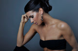 Make an elegant statement with these fabulous flat earrings