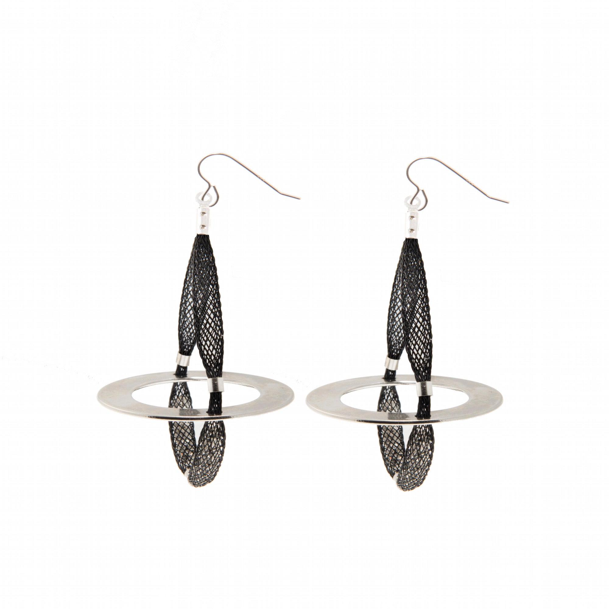 This earring design is unusual and edgy.