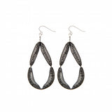The Large-Teardrop earrings are a luxury, eye-catching piece for that very special occasion.