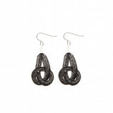 These large Knot earrings are a design from the Bláithín Ennis Topaz collection.