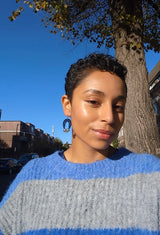 Midnight Moon Arc earrings