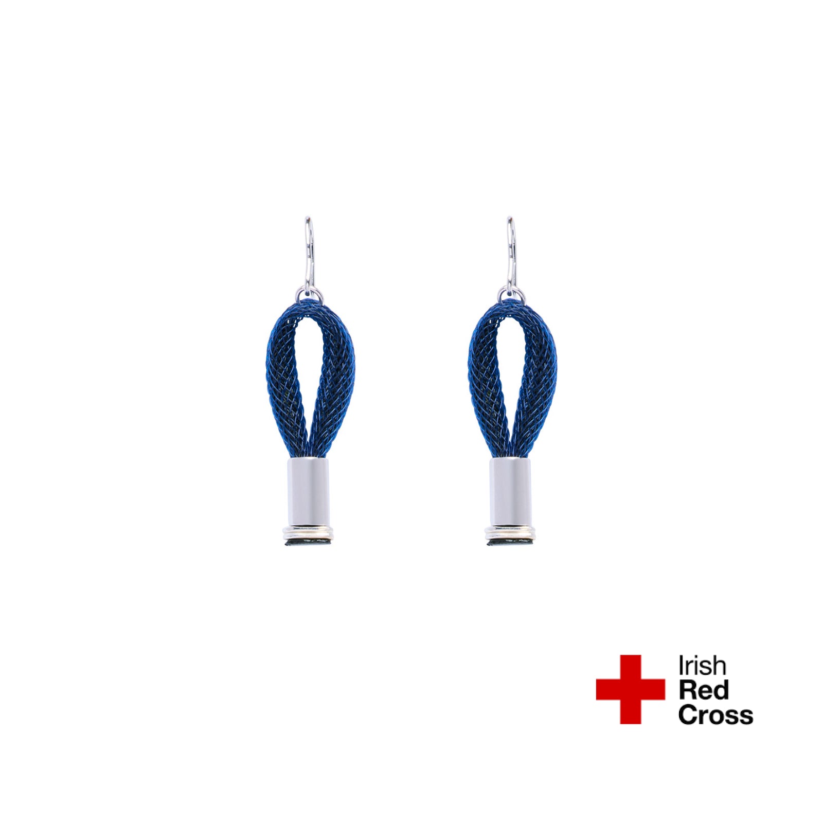 Midnight Blue Barrel earrings