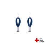 Midnight Blue Barrel earrings