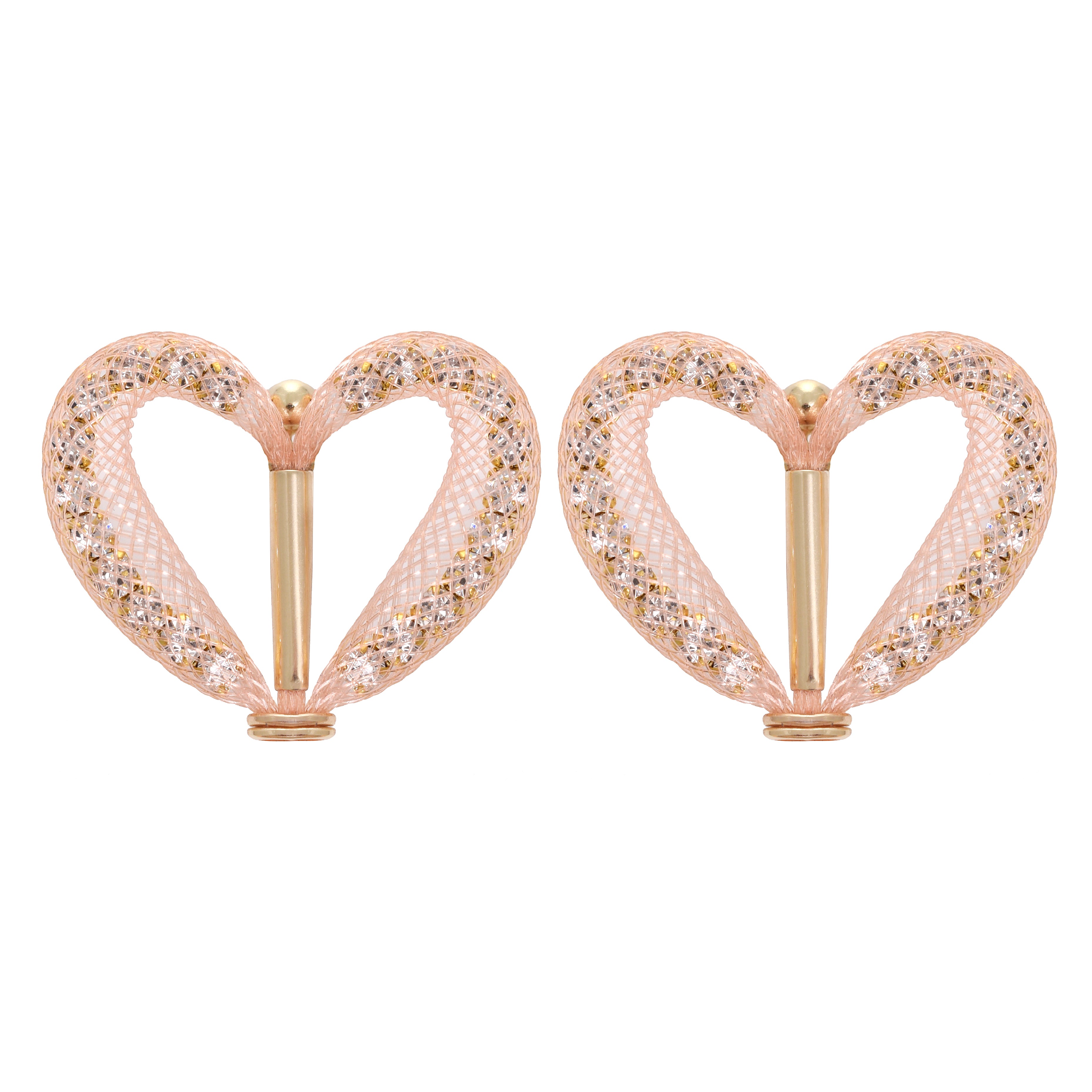 Smitten Studs - Pale Rose