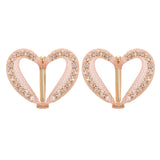 Smitten Studs - Pale Rose