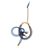 the Bradley bracelet is made with rich navy tones, finished in luxurious 14kt gold fill.
