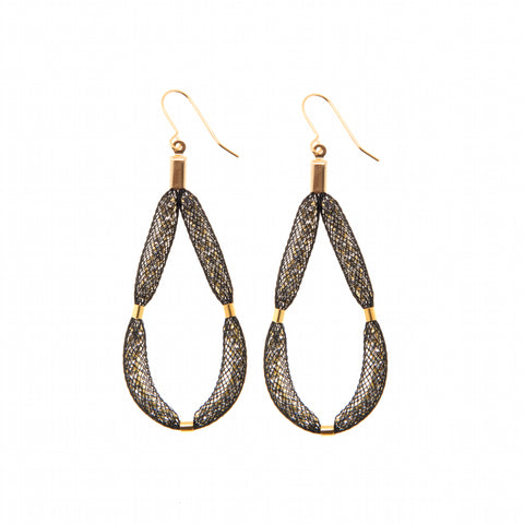 The Large-Teardrop gold earrings are a luxury, eye-catching pieces for that very special occasion. 